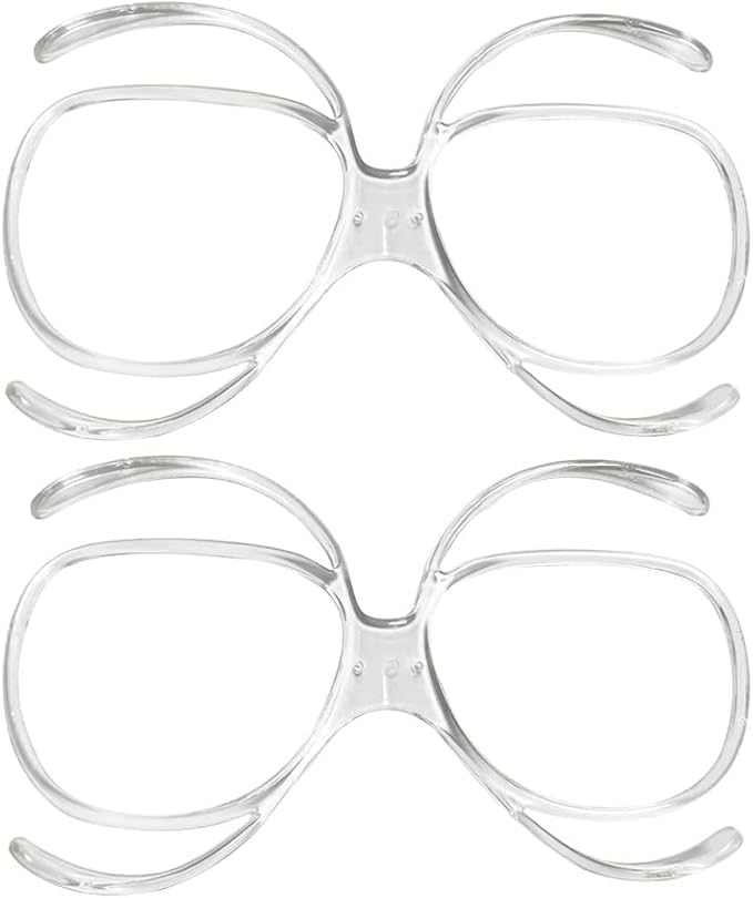 Prescription Ski Goggles Rx Insert Optical Adaptor TR90 Flexible Bendable Universal Size Inner Frame Snowboard Motorcycle Goggle 2pcs