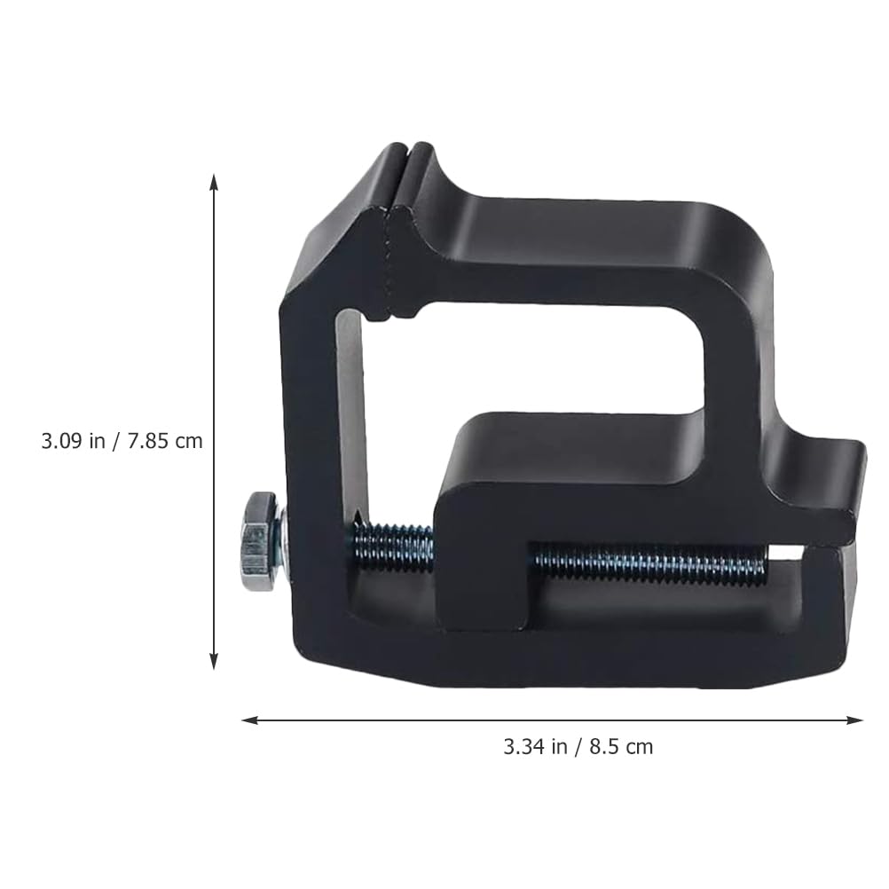 PRETYZOOM Pinces de Fixation pour Capot de Camion – 4 Pièces en Aluminium et Fer Résistant à la Corrosion, Fixation Stable sur Terrains Accidentés – for Camping-Car, Porte-Échelle et Véhicules Utilita