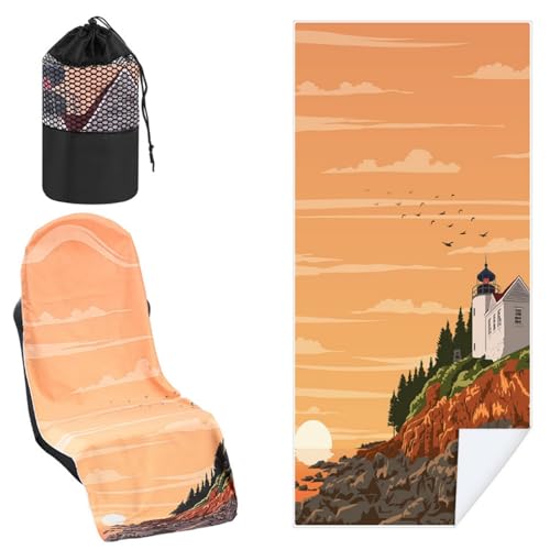 Image of 1 Pack Car Seat Towel Cover with Storage Bag, Mount Desert Island Style