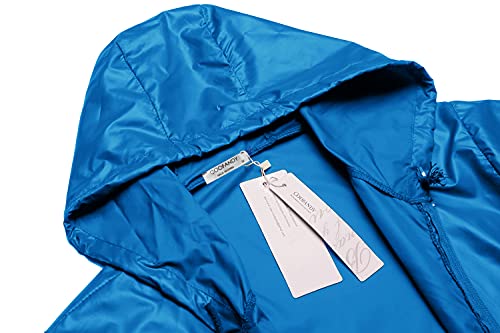 COOFANDY Mens Packable Rain Jacket Lightweight Waterproof Raincoat with Hood Outdoor Rain Gear Travel Hiking Cycling - Image 5