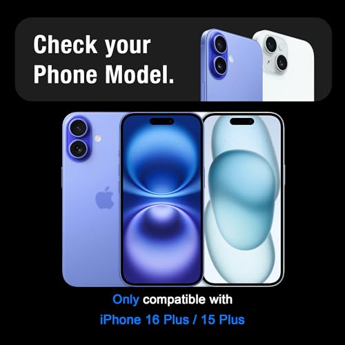 Image of DABEN (2 Pack) AlignX Tempered Glass Screen Protector Guard For iPhone 16 Plus / 15 Plus / 14 Pro Max