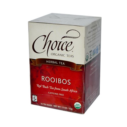 Choice Organic TeasRooibos Red Bush Tea - 16 bags per pack - 6 packs per case.