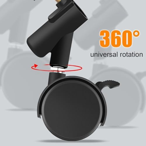 Image of Light Stand Wheels, 16MM Light Stand Wheels Set 3pcs, Silent and Smooth Rolling, Photography C Stand Wheels with Brake for Photo Studio Video