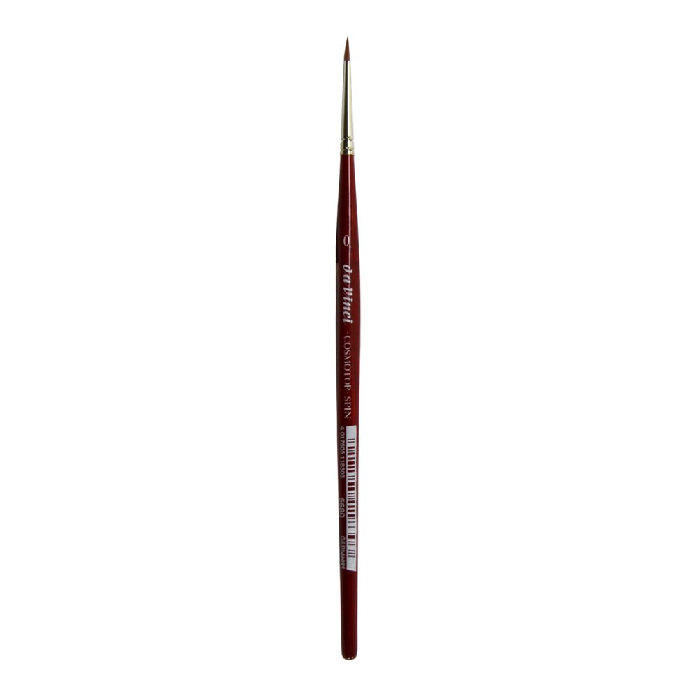 Da Vinci 5580 Series Water Colour Brush, 0, Red, Size 0