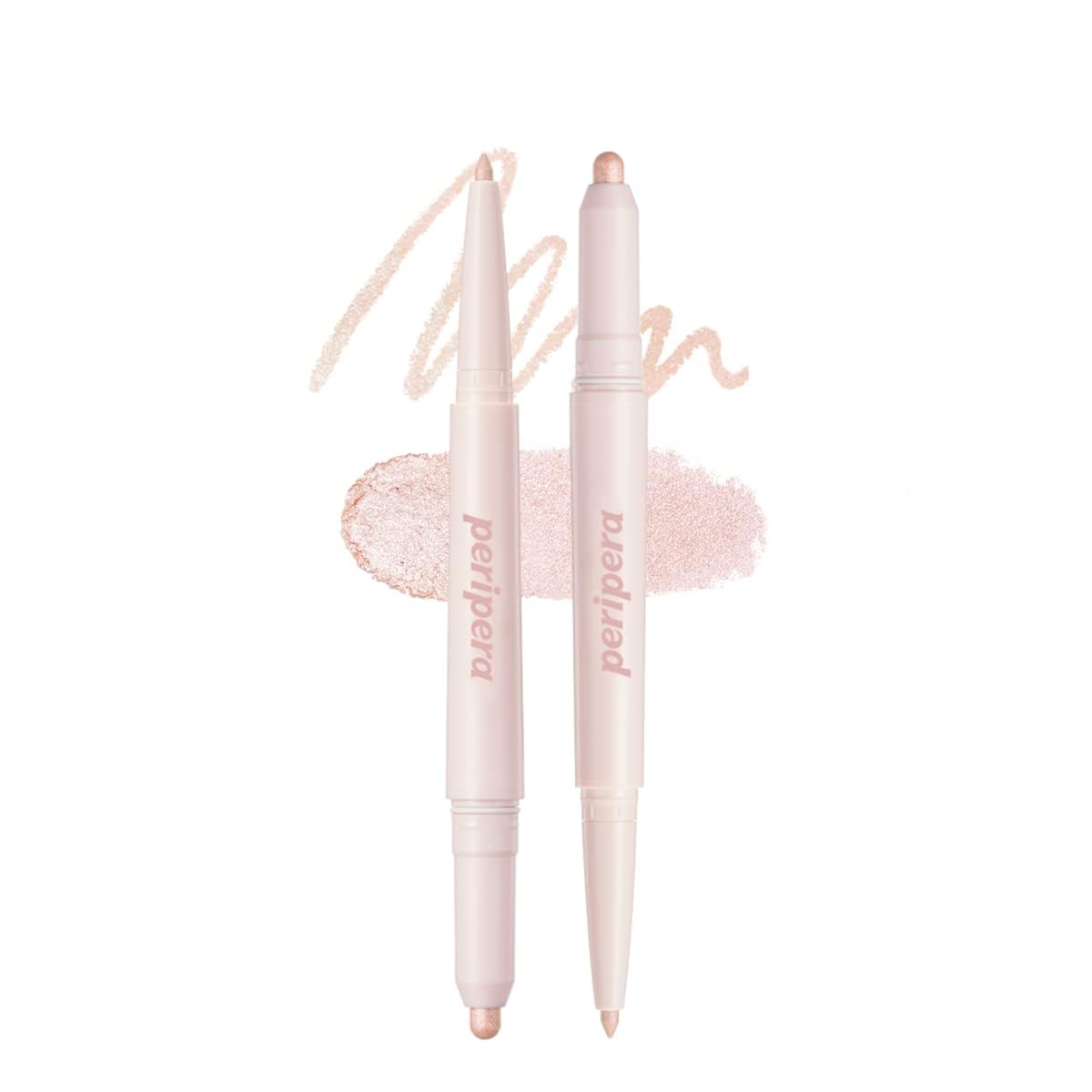 PeriperaSugar Twinkle Duo Eye Stick, 01 Dewy Nude