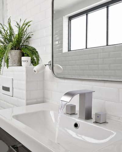 ARCORA Waterfall Bathroom Faucet for 3 Hole 8 Inch Widspread - image 7