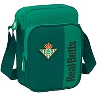 Safta REAL BETIS BALOMPIÉ - Bandolera con Bolsillo Exterior,