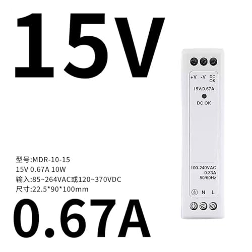 Alimentation 10W MDR-10 régulée 12V basse consommation pour tableau