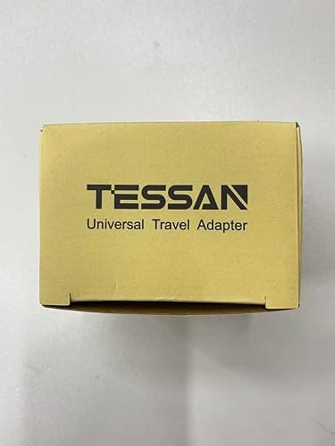 Foto von TESSAN Reiseadapter Weltweit, Universal Steckdosenadapter mit 4USB und 1AC Steckdose, Reisestecker für Deutschland USA England Thailand Italien Australien Internationaler Stromadapter