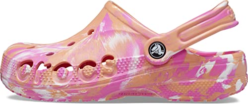 Crocs Baya Sabots marbrés, Mixte, Papaya Multi, 38/39 EU
