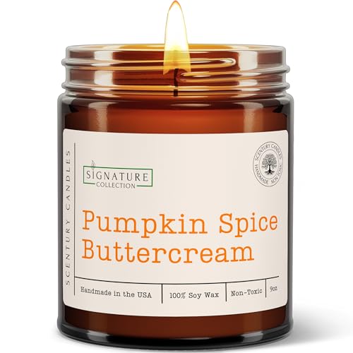 Pumpkin Spice Buttercream Fall Scented Candle, Many Scents to Cho...