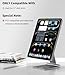 KU XIU Foldable Magnetic Stand Only for iPad Pro 11 M4 2024, Aluminum Alloy Tablet Stand for Desk, 360° Rotating Adjustable Tablet Holder Mount for iPad Pro 11 inch M4 (2024), No Charging Function