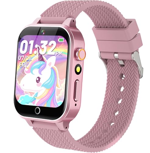Kids Smart Watch with 2 Screen Protectors, 1.5'' Touch Screen,