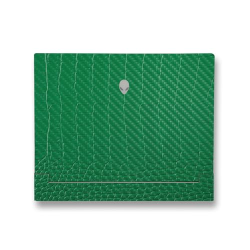 Image of MightySkins Carbon Fiber Skin Compatible with Alienware X14 R2 (2023) Full Wrap Kit - Alligator | Protective, Durable Textured Carbon Fiber Finish | Easy to Apply & Change Styles | Made in The USA