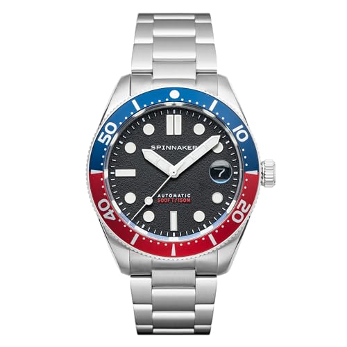 Image of Spinnaker Men's 40mm Croft Mid-Size Automatic Watch with Leather Strap SP-5100