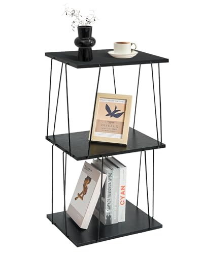 Kjgkk ET3T-B1-HEI Tall Side Table, Small End Table, 29 Inch High Accent Table, Bedside Table For Living Room cover