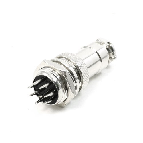 Conector de aviación con 9 pines y montaje 16mm miniatura 1