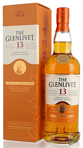 The Glenlivet 13 Years Old FIRST FILL American Oak France Exclusive 40% Vol. 0,7l in Geschenkbox Cover