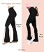 Sunzel High Waist Mini Flared Leggings for Women,Tummy Control Casual Flare Yoga Pants for Yoga Workout Gym 32
