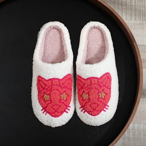 Halloween Slippers for Women Men Fall Ghost Pumpkin Slippers Cute Soft Plush Fuzzy House Slipper Outdoor Indoor Cute Shoes for Family Winter Wear Warm and Comfy Shoes3
