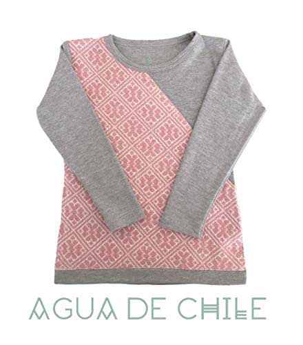 Playera para niña 2 años color rosa pastel bordado hecho a mano ...