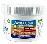 Aqua Coat New and Improved High Performance Eco-Friendly Water-Based Clear Wood Grain Filler Gel, Easily Sandable, Stainable, Paintable, Water Cleanup, Low Odor, Low VOC, Fast Drying, 8 oz