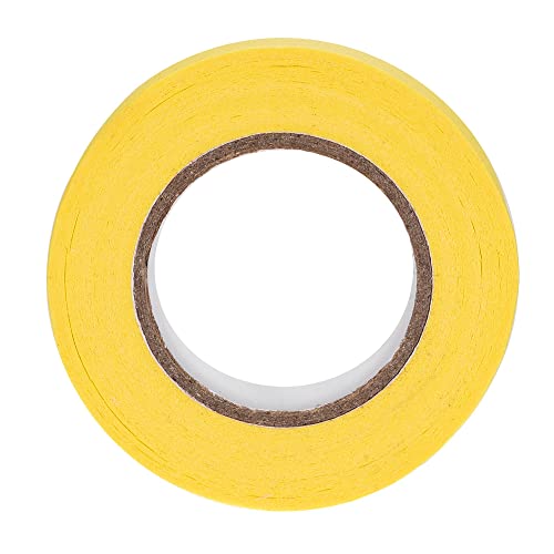 Image of uxcell 6Pcs 25mm 1 inch Wide 20m 21 Yards Masking Tape Painters Tape Rolls Yellow