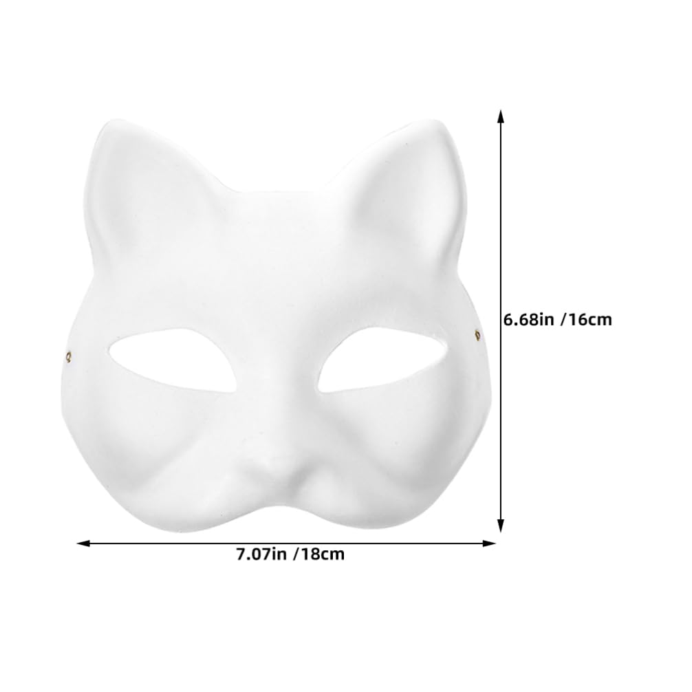 Cabilock 24pezzi Maschere Bianche Vuote Per Da Maschere Per Cosplay e Feste Per Halloween e Decorazioni Personalizzate