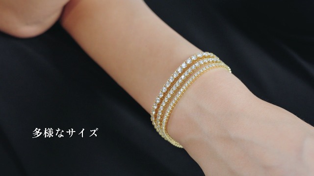 Amazon.co.jp: [KRKC] テニスブレスレット：ジルコニア ブレスレット
