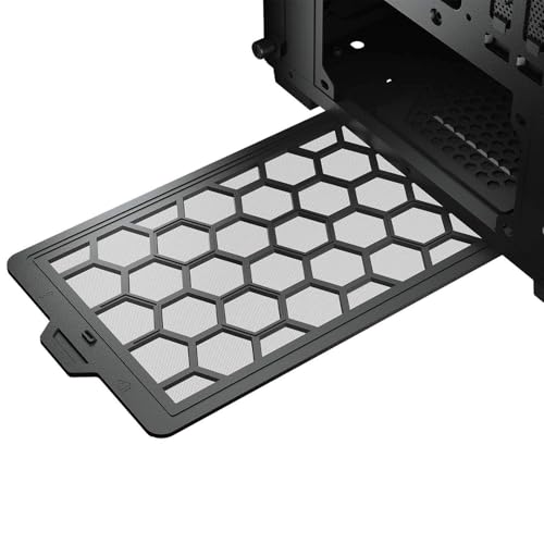 Image of Cougar Gaming Duoface Mid Tower Case Series, Supporting 390mm Graphics Card, Incredible RGB Lighting, Two Distinct Front Panels Included, Mesh and Tempered Glass (Duoface Pro RGB - Black)