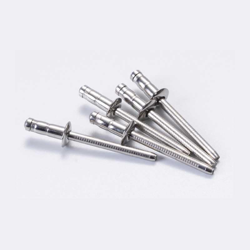 10pcs 3.2mm 4mm 4.8mm Head Diameter Single Drum Core Pulling Rivets Blind Rivet 304 Stainless Steel 7mm-16mm Length - (Stem Length: 4mmx16mmx8mm)