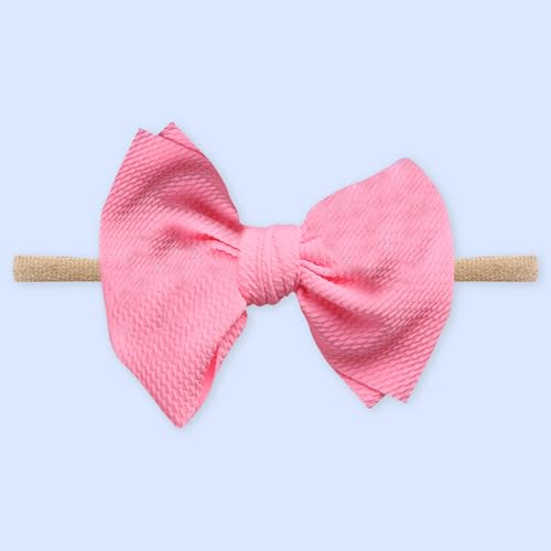 Image of POLKA TOTS Baby Hairbands for Kids Girl | Cute Stretchable Hair Bands for Baby Girls | Kids Hair Accessories | Elastic Infant Hairband | Toddler Hair Clips (Pack of 3)