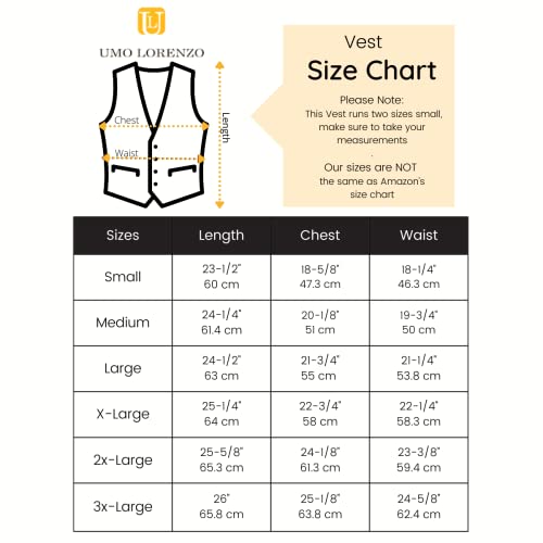 Boxed-Gifts 43230-56028 Umo Lorenzo Men'S Poly Twill Tuxedo Vest Full Back Vest thumb #7
