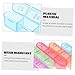 GALPADA Weekly Portable Medication Organizer Capacity Sealed Medicine Case for Home to Clean Compact and Lightweight for Vitamins and Medications