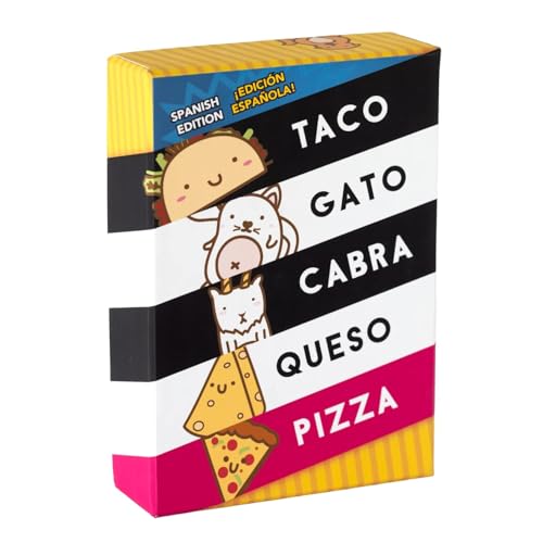 La Mejor Lista de Juegos de cata - 5 favoritos. 43 Dolphin Hat Games Taco Cat Goat Cheese Pizza - Edición española! ¡Taco Gato Cabra Queso Pizza - Edición Española! A Partir de 8 años, 10-15 Minutos, Tiempo de Juego, 2-8...