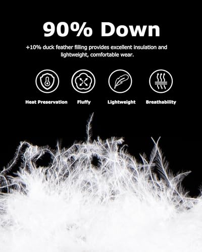 Venustas Women's Heated Down Jacket, Lightweight 90% Down Insulation Heated Jacket with Battery Pack for Skiing Outdoors3