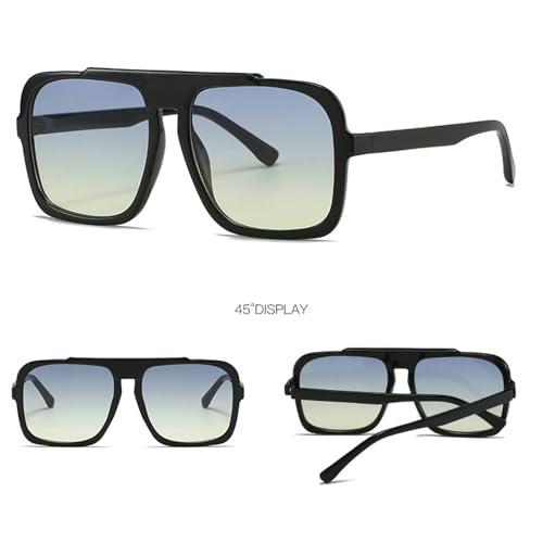 Fashion Oversized Square Women Sunglasses Vintage Punk Men Outdoor Square Sunglasses Eyewear Shades UV400 N473