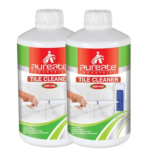 Image of Aureate Heavy Duty Fast Acting Tile, Floor & Ceramic Cleaner Removes Heavy Stains & Hardwater Marks, Lime Fragrance (2 Ltrs, Lime Fragrance)