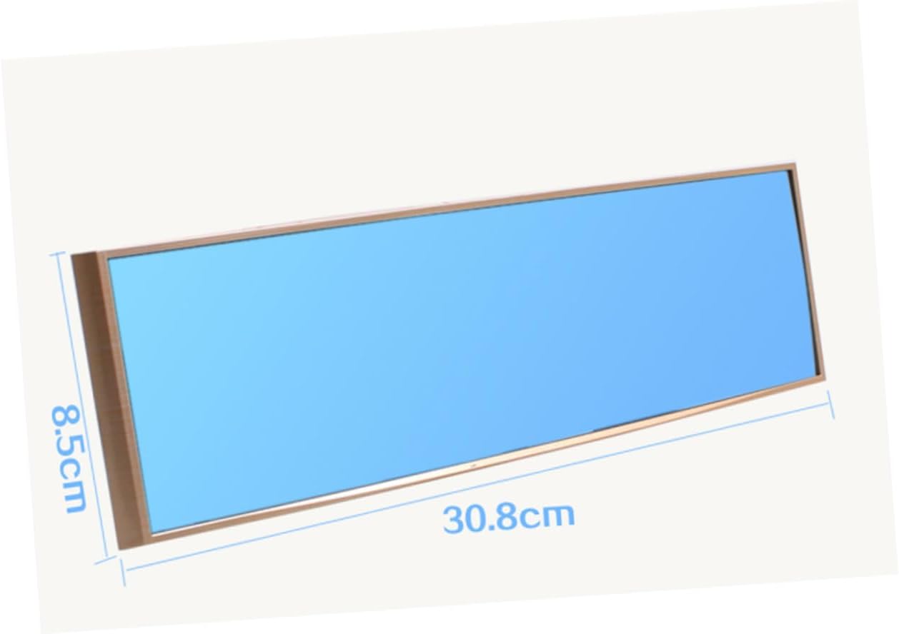 Zerodeko Curved Car Rear View Mirror Glare Large Fitment Interior Rearview Mirror Safe Driving