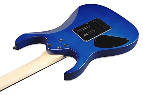 Ibanez GRG120QAASP-BGD GIO Series Guitare électrique avec matériel noir dégradé bleu - Les Beatles, Paul McCartney, John Lennon, RIngo Starr, George Harrison Ibanez GRG120QAASP-BGD GIO Series Guitare électrique avec matériel noir dégradé bleu – Image 5