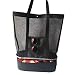 QYC Bolsa de Malla de Playa Bolso de Mano, Refrigerador de Malla Bolsa de Picnic, con Bolsa Aislante, Caja Enfriamiento Picnic 2 in 1, para Playa, Natación, Camping, Gimnasio, Barbacoas, Senderismo