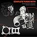 A-Premium RHF5 Complete Turbocharger Turbo Kit with Gasket Compatible with Audi Models - A4, Q5, A5, A6, A7, A4 allroad, A4 Quattro, A5 Quattro, A5 Sportback, A6 Quattro, A7 Quattro, Q5 PHEV, 2.0L