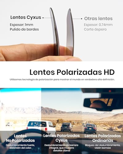 La Mejor Lista de Gafas y accesorios para Hombre los preferidos por los clientes. 3 Gafas y accesorios para Hombre marca Cyxus (3)