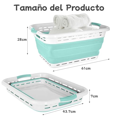 La Mejor Selección de Cestos para la colada plegables los 10 mejores. 23 Imagen adicional