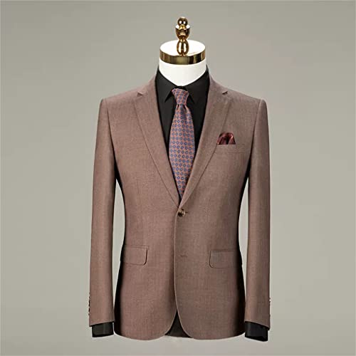 Retro British Suit Men's Suit Business Casual Suit Groom Knot Wedding Clothing2