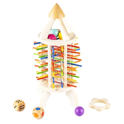 Jouets de fusée et puzzle de tri de couleurs pour filles garçons