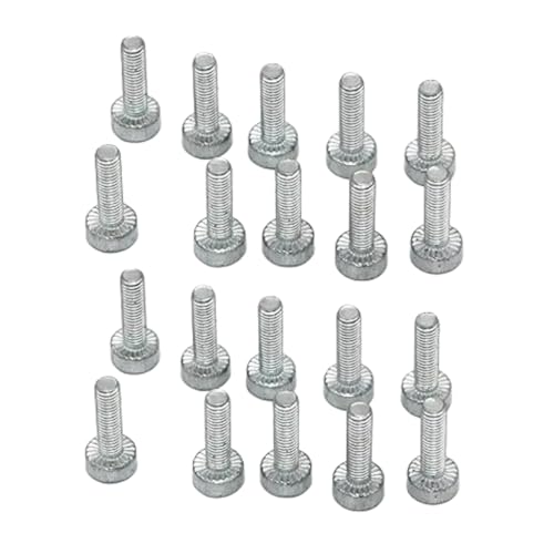 20Pcs Silver Iron Spline Screw Bolt T27 M5X18 Fit for STIHL Chainsaw Weed Eater Strimmer 9022 340 1010 Chainsaw Parts and Accessories,Chainsaw Accessories