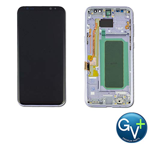 Group Vertical Replacement AMOLED Touch Screen Digitizer Frame Display Assembly Compatible with Samsung Galaxy S8 Plus (Gray) (G955, G955A, G955P, G955T, G955V, G955R4, G955U, G955F, G955FD, G955W)