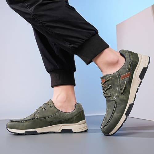 Men's Casual Boat Shoes, Stylish Outdoor Footwear - Ideal for Weekend Outings, Street Strolls & Daily Commute3