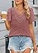Falechay Going Out Tops for Women V Neck Summer Blouse Short Sleeve Tunic Tops Pink Peasant Flowy Shirts Dot Babydoll Lace Tassel Swiss Boho Work Fashion 2026 Ruffle Spring Clothing M